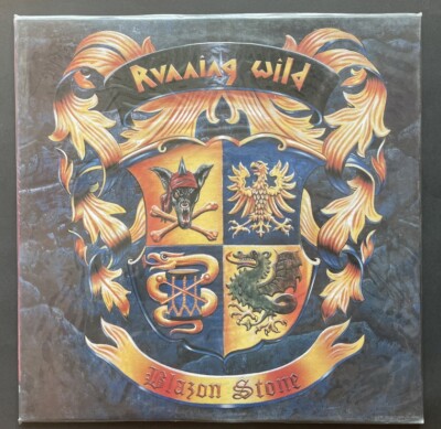 RUNNING WILD-BLAZON STONE 1991 KOREA EMI ORIGINAL FIRST PRESS LP FACTORY SEALED