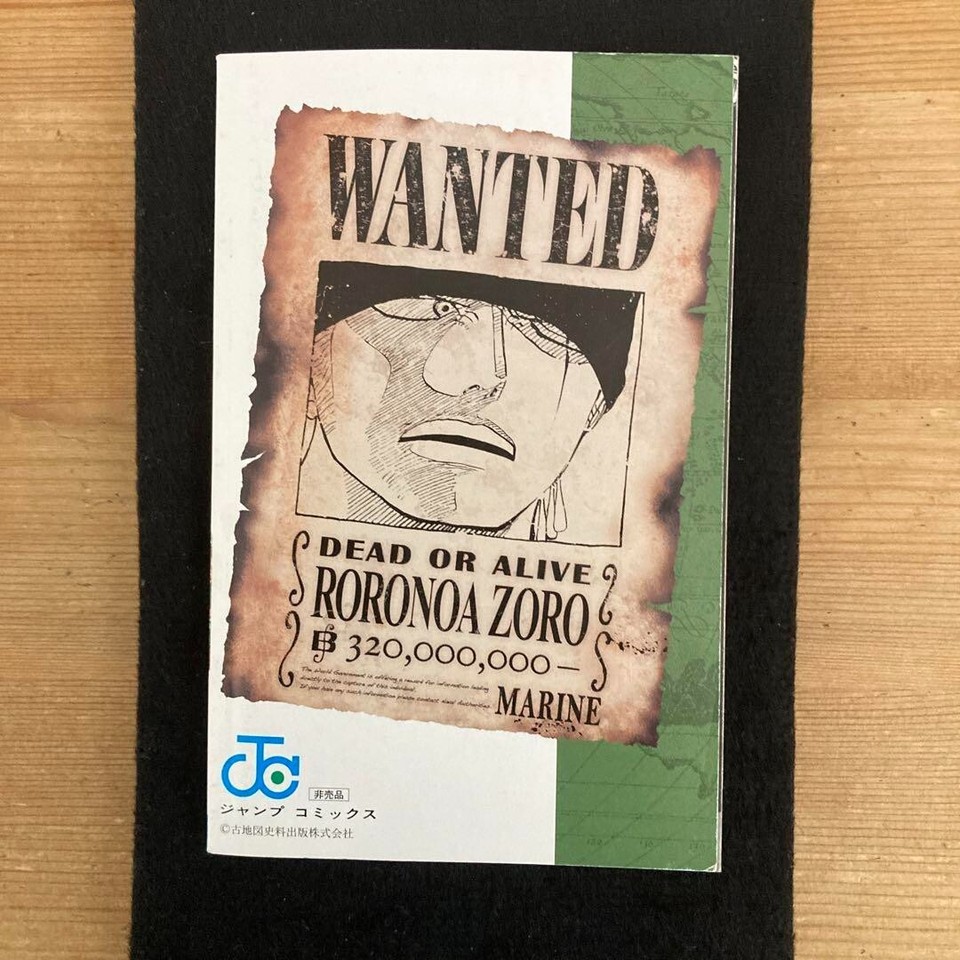 One Piece vol.ZORO Japanese Manga Comics ZORO not for sale Japan
