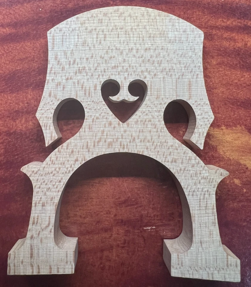 New France Despiau Superieur Cello Bridge 4/4 Size Grade A French Style 3 tree - Image 4 of 4