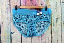 Women's No Boundaries Microfiber Hipster Polka Dot Panties XXXL Blue Multi NEW