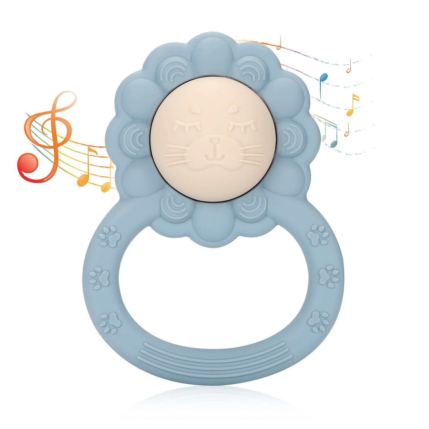 Silicone Baby Teether Toy For Babies 36 12 18 Months Infants Silicone Teething T