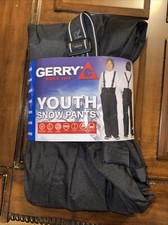 GERRY Youth SNOW PANTS all Black size L-14/16