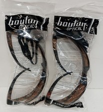 Lot of 2 Bouton Optical Lens Brown Anti-Scratch Safety Glasses 250-AN-10121
