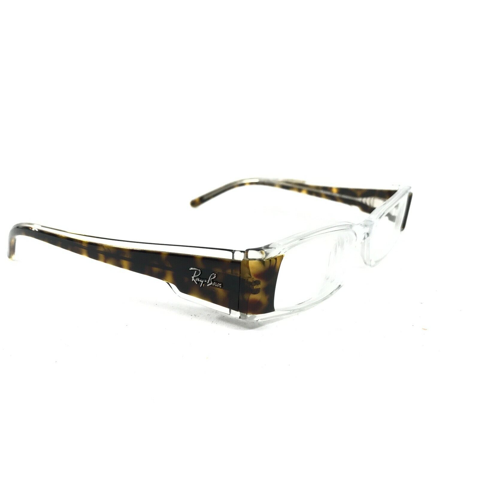 Ray-Ban RB 5099 2192 Eyeglasses Frames Tortoise Clear Rectangular Full Rim 135 Standardowe uzupełnienie