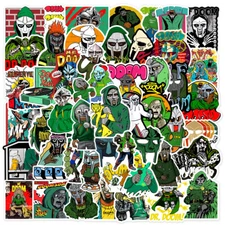 100Pcs MF DOOM Cartoon Game Stickers for Kids and Teen Waterproof