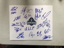 Milwaukee Admirals 2022-23 Team Signed 8 x 10 Photo Predators Prospects Askarov