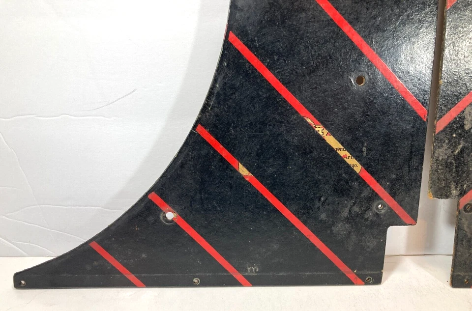 WURLITZER 1700 MECANISMO ORIGINAL PAR DE CUBIERTAS LATERALES moldura izquierda derecha jukebox de colección Foto 2 de 4