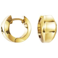 Esprit Damen Ohrringe Creolen curved gold ESCO11902B000 NEU 