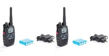 2 Talkie Walkie Midland G7 Pro 3W 20Km avec chargeur et batteries PMR + LPD P...