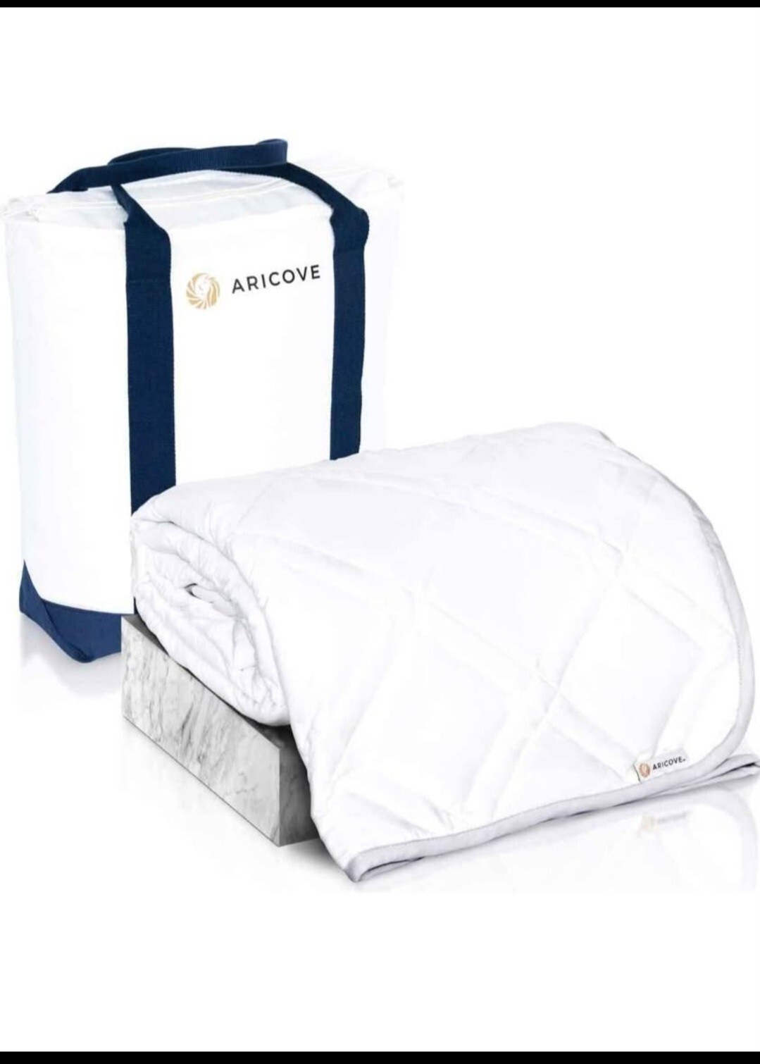 ARICOVE Weighted Blanket 15 lbs - Queen Size (60x80 in)-image