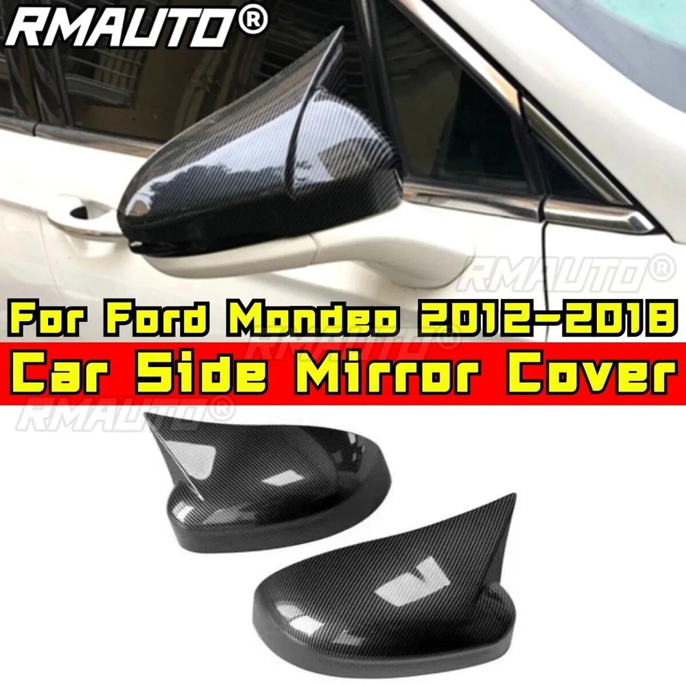 Car Side Rearview Mirror Cover Trim Car Accessories For Ford Mondeo 2012-2018