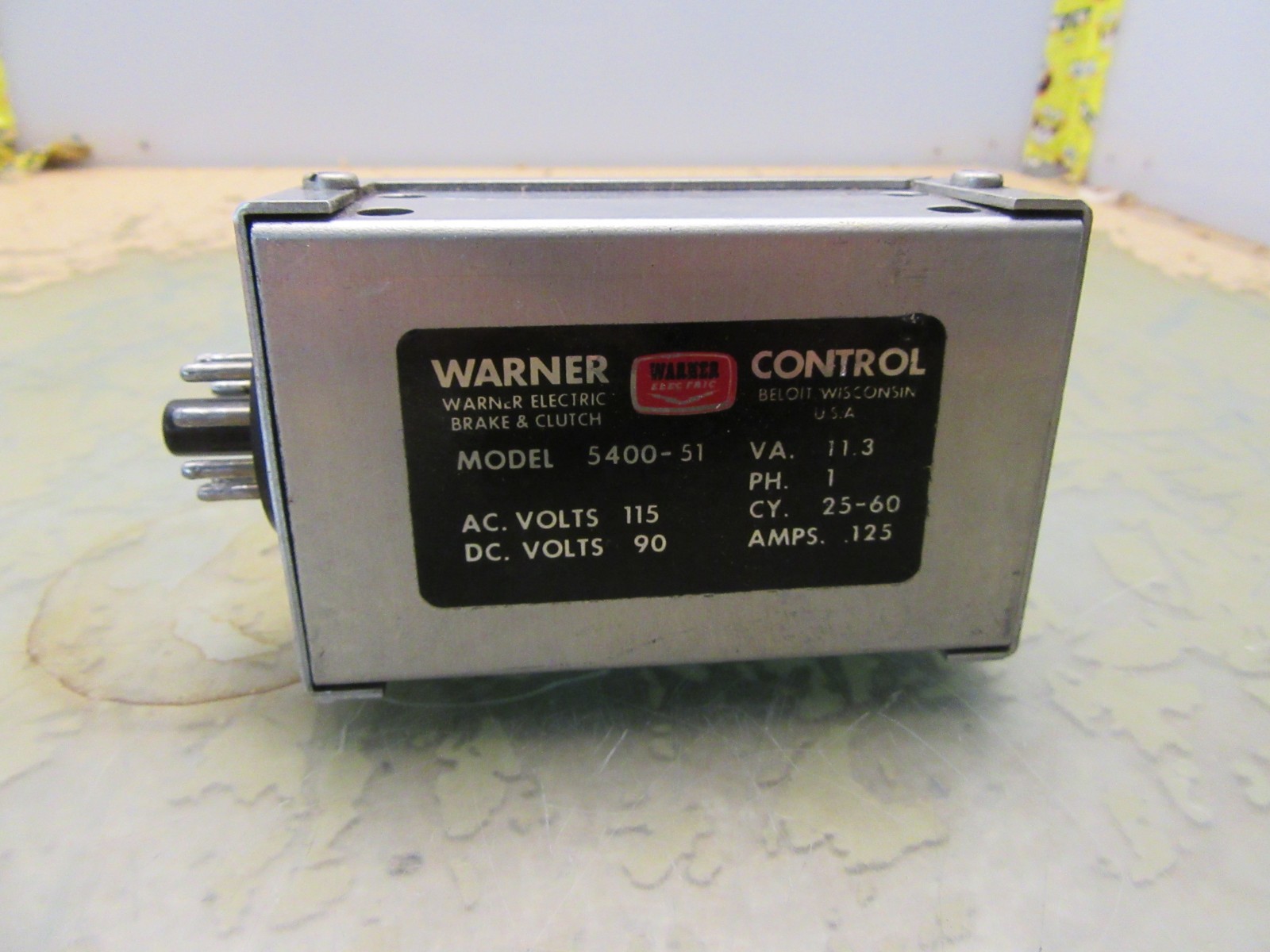 Warner Electric brake & clutch 5400-51 control 11.3VA [4*S-32]
