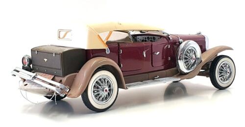 Franklin Mint 1/24 Scale 081221H - 1930 Duesenberg J Derham - Maroon/Beige - Picture 3 of 5