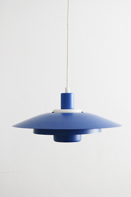 dänische Pendelleuchte Model Ceylon scandinavisches Design by Jeka denmark 1970s