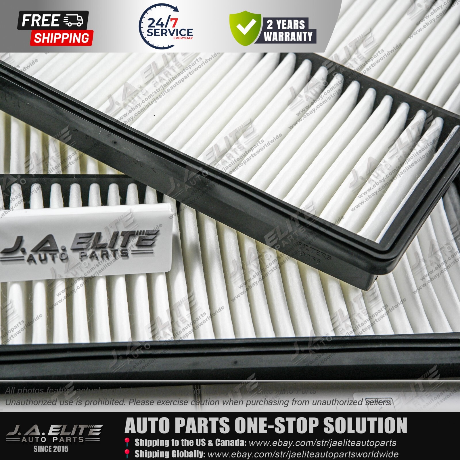 2pcs Air Filters for Ferrari Portofino Roma, 338255