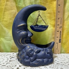 RARE Vintage Celestial Moon Oil Burner Wax Wa...