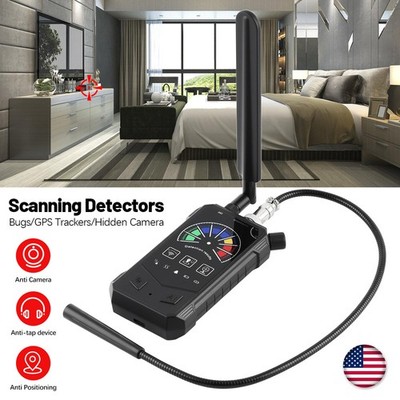New F009 Anti-Spy Scanner Detector RF Camera GSM Audio Bug Finder Signal Tracker