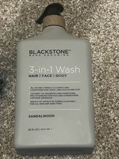 Blackstone Mens Grooming 3-in-1 Wash, Sandalwood (35 fl oz) 0.57 per gallon
