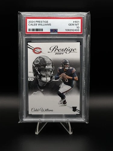 2024 Panini Prestige CALEB WILLIAMS #401 PSA 10 CHICAGO BEARS