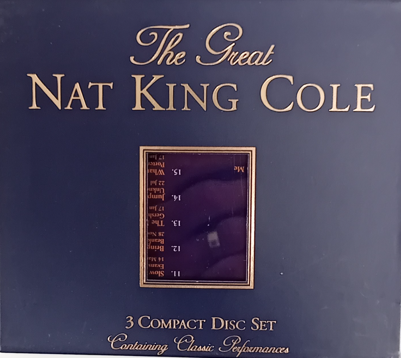 The Great NAT KING COLE  3 CD set  Music CD Album
