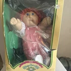 Cabbage Patch Kids 1985 16in Girl Doll Curly Red Hair Blue Eyes in Box