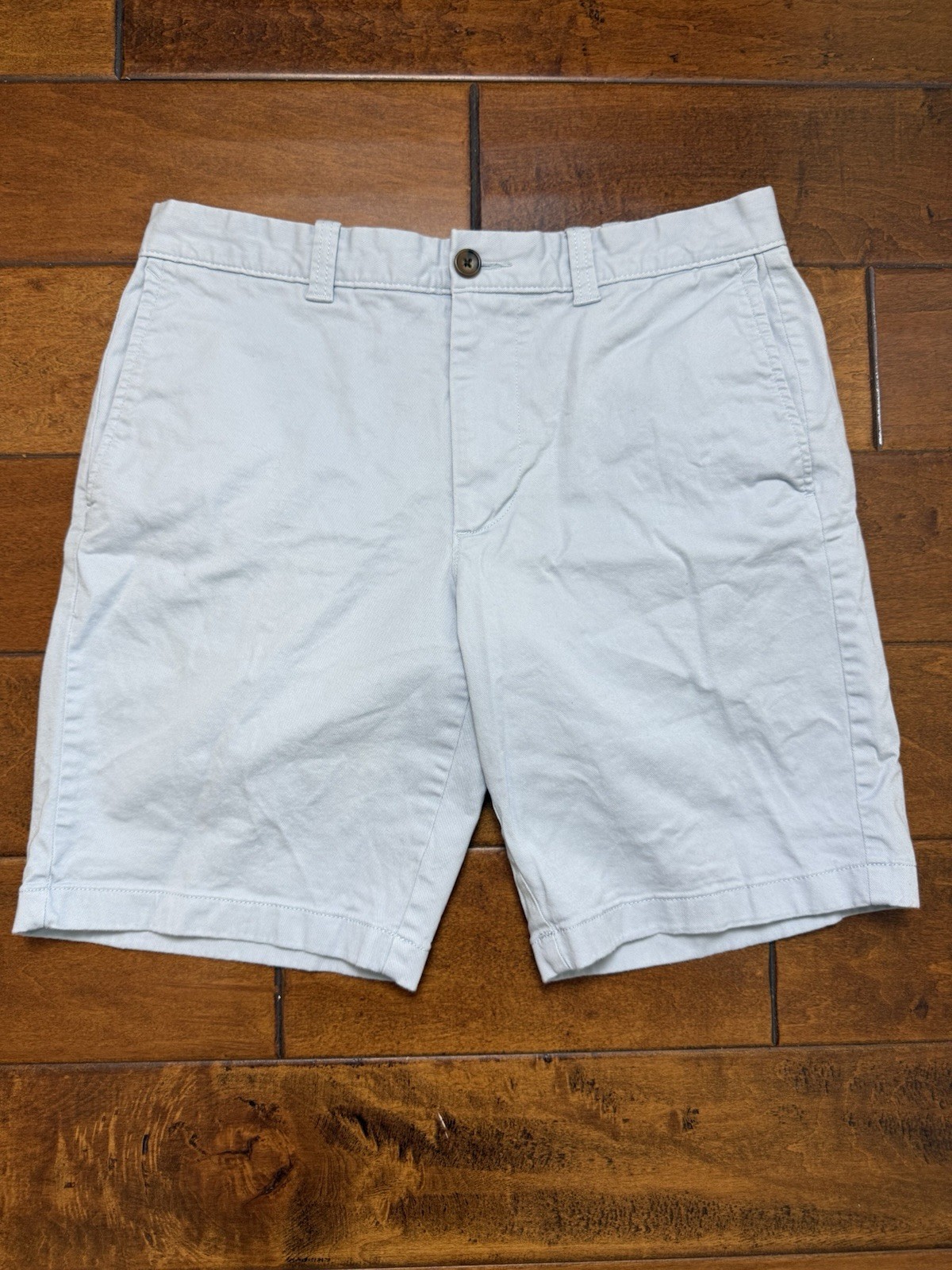 J.Crew Shorts Mens 32 Classic Fit Khaki Chino Lt. Blue Casual Reimagined