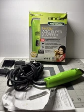 Andis Pro Clip AGC2 Professional Animal Grooming Cipper Green Turns On