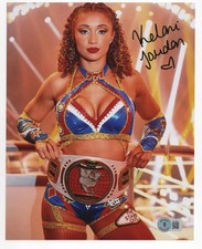 Kelani Jordan autographed signed 8x10 photo Beckett BAS COA WWE Sexy Hot NXT Raw