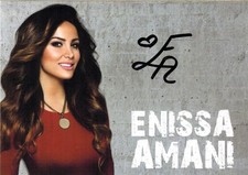 ENISSA AMANI - Original handsignierte Autogra...