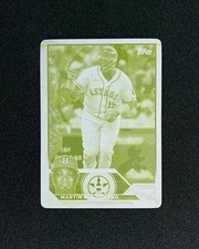 2023 Topps Series 2 Martin Maldonado 1/1 Yellow Printing Plate #495 Astros QI95