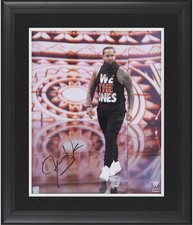 Jimmy Uso WWE Framed Autographed 16