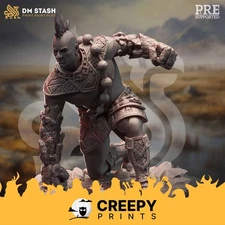 Goliath Barbarian Warrior 28mm 32mm DnD Miniature Fantasy Mini 50426 DM0823