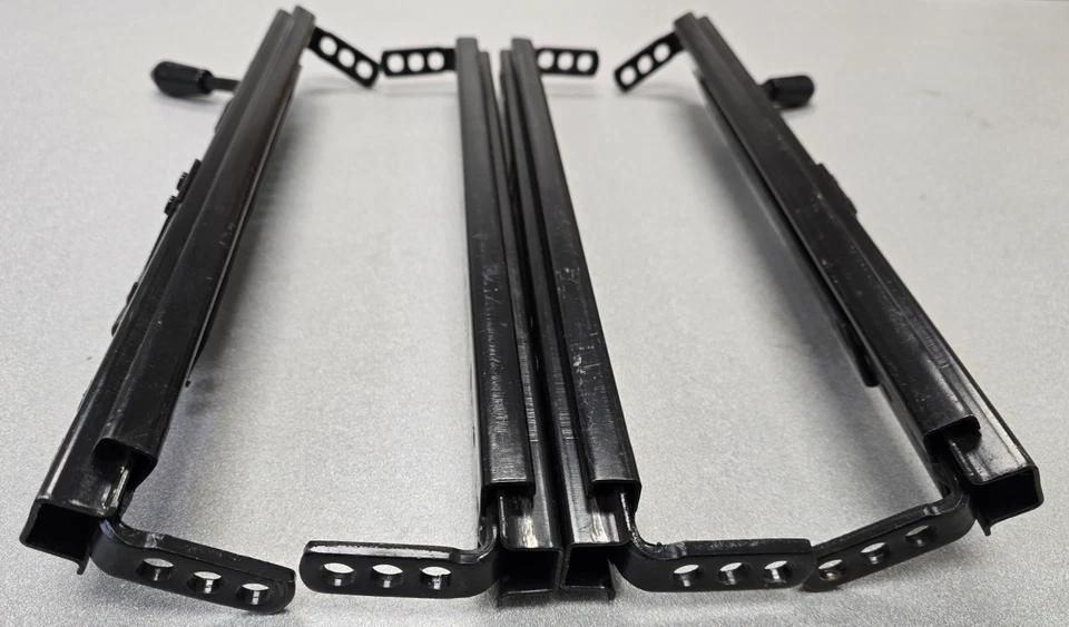 VERY NICE PAIR OF USED ORIGINAL PORSCHE 911 912E 930 SPORT SEAT LOCKING RAILS - Изображение 4 из 4