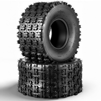 2Pcs 22x11-10 All Terrain ATV UTV Tires Trail Mud Sand 4PR Tubeless