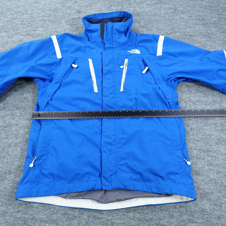 North Face куртка мужская маленький синий лыж сноуборда зимняя подкладка нейлона пальто - Изображение 3 из 4