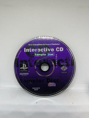 Interactive CD Sampler Disc Demo Vol. Volume 4 PlayStation 1 PS1 Disc Only