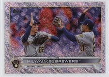 2022 Series 2 Retail Foilboard /875 Milwaukee Brewers Christian Yelich #597 1e9z