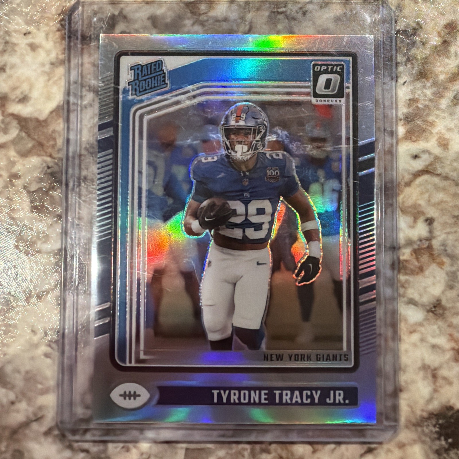 2024 Panini Donruss Optic - Rated Rookie Tyrone Tracy Jr. #259 Holo Prizm (RC)