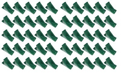 JSP Manufacturing Green Plastic Mini Roof Snow Ice Guard - Multi-Quantity Pac...
