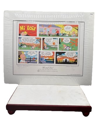 Stabur Hi and Lois Lithograph OS Multi New Signed Limited Edition 42/100