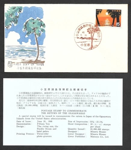 Japan FDC, 1968, National Park / fjp - 456