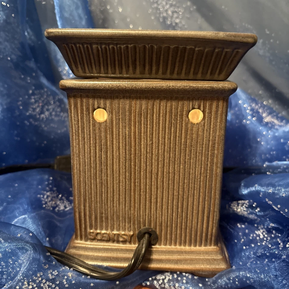 Scentsy Fragrant Wax Warmer Jane Gray Wrought Iron Look Retired NO BOX - Image 3 of 4