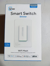 UTEC Smart Dimmer Switch, Single-Pole Smart WiFi Mesh Switch for Dimmable Bulb