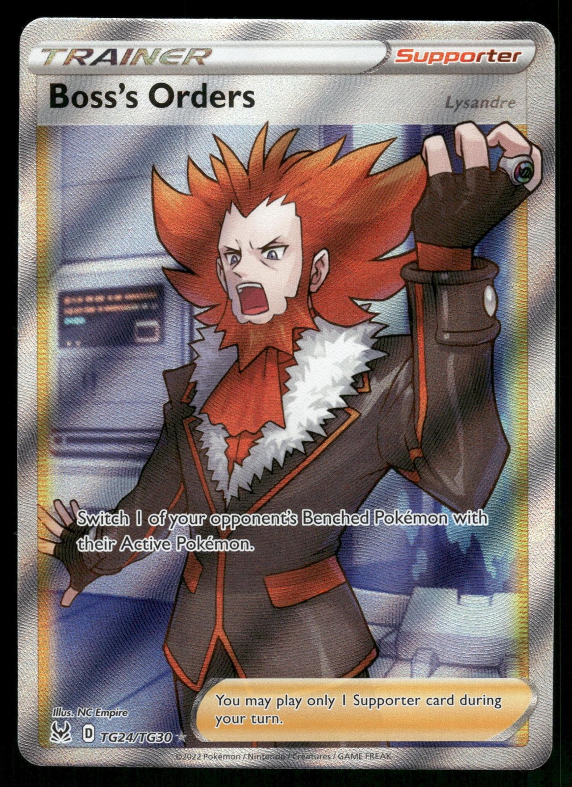 Boss's Orders TG24/TG30 Ultra Rare Lost Origin Trainer Gallery Pokemon Holo NM