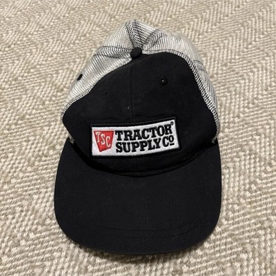 Tractor Supply Co Adjustable Mesh Back Trucker Hat Black One Size Men