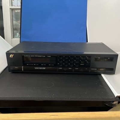 Sansui T-1000 Quartz PLL Digital Synthesizer Tuner Working