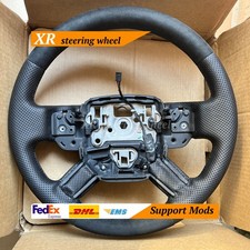 Alcantara Leather Steering Wheel Fit Land Rover Range Rover L405 With Heated