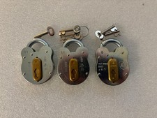 Walsall Ace 2" Padlocks x 3 All Keyed Alike New 6 Keys. Squire 440 Size.