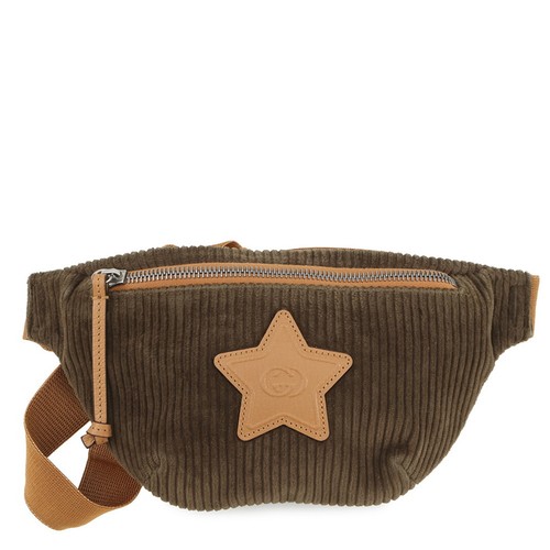 Gucci Body Bag Children's Star Corduroy Leather 502095 GUCCI Waist Pouch Kids