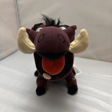 Pumbaa w/ Tribal Markings Plush Rare The Lion King Broadway Musical 9"